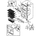 Kenmore 2539260212 cabinet diagram