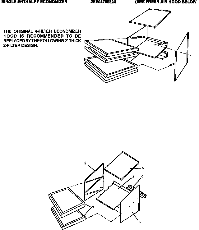 ECONOMIZER FRESH AIR HOOD