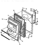 Refrigerator door