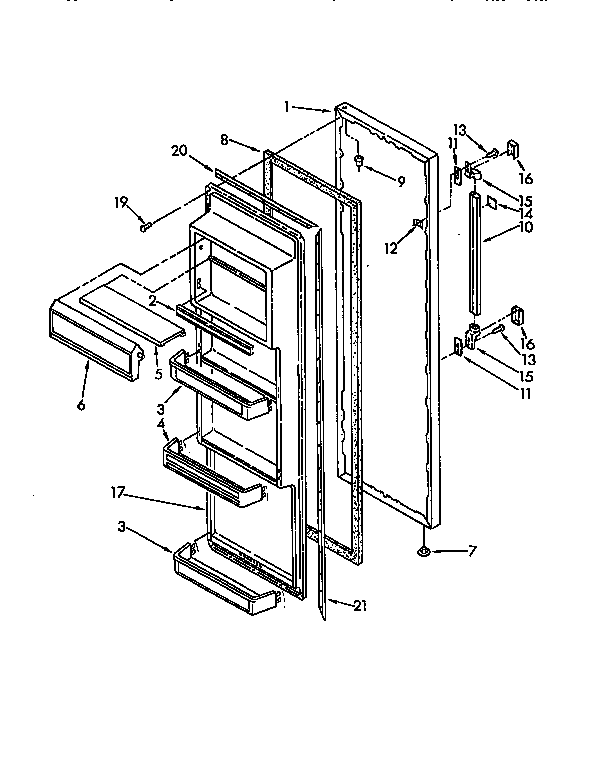 REFRIGERATOR DOOR