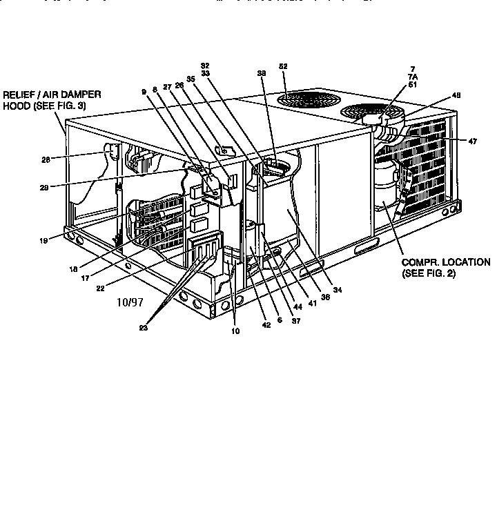 Single package cooling unit