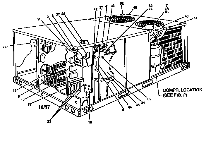 Single package cooling unit