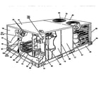 York D3CE120A25MK single package cooling unit diagram
