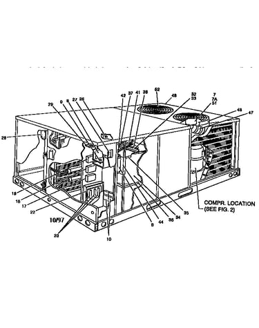 Single package cooling unit