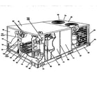 York D3CE120A25MG single package cooling unit diagram