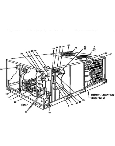Single package cooling unit