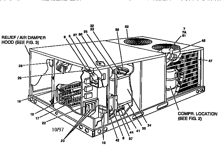 Single package cooling unit