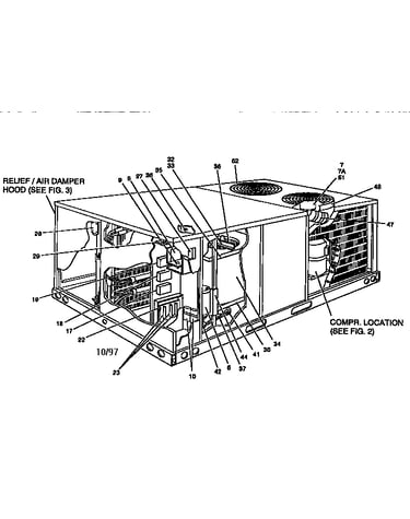 Single package cooling unit