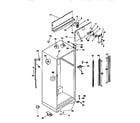 Kenmore 25368828790 cabinet parts diagram