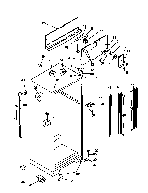 Cabinet parts