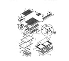 Kenmore 25368828790 shelves and accessories diagram