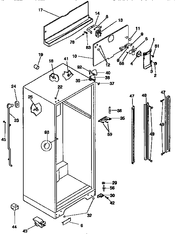 Cabinet parts