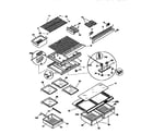 Kenmore 25378842790 shelves and accessories diagram