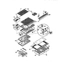 Kenmore 25378837790 shelves and accessories diagram
