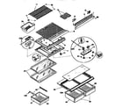 Kenmore 25378832790 shelves and accessories diagram
