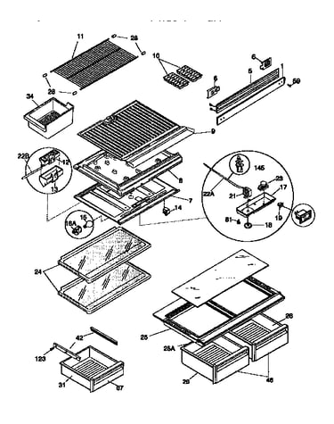 Shelves and accessories