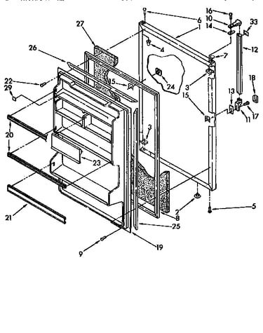 Refrigerator door