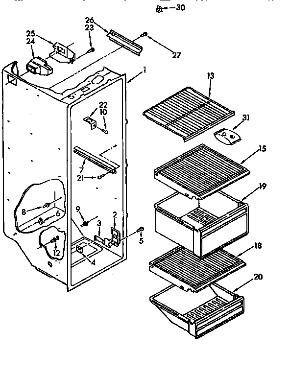 Refrigerator liner