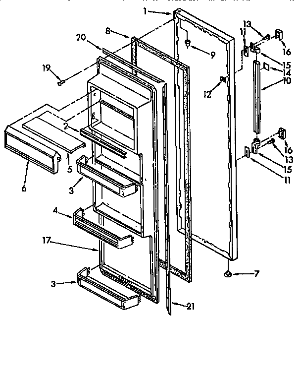 REFRIGERATOR DOOR