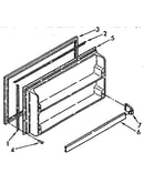 Freezer interior door panel