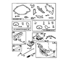 Craftsman 917377262 air cleaner assembly and gasket set diagram
