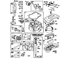 Weed Eater HD19H42A sump engine assembly diagram