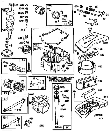 Sump engine assembly