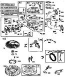 Carburetor and flywheel assembly