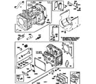 Briggs & Stratton 287707-0255-01 cylinder assembly diagram