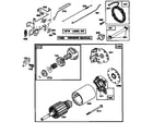 Briggs & Stratton 287707-0255-01 motor and drive starter diagram
