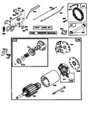 Motor and drive starter