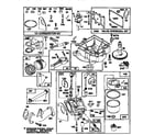 Western Auto AYP7159A69 carburetor and engine base assembly diagram