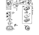 Briggs & Stratton 10A902-2123-E1 air cleaner assembly diagram