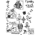 Briggs & Stratton 303777-1032-E1 cylinder assembly diagram