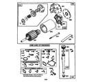 Briggs & Stratton 289707-1179-E1 motor and drive starter diagram