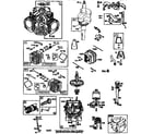 Briggs & Stratton 350777-1034-E1 cylinder assembly diagram