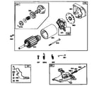 Briggs & Stratton 42D707-1280-01 starter motor diagram