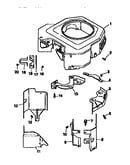 Blower housing and baffles