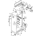 Kenmore 2539366205 cabinet parts diagram