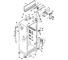 Kenmore 2539366485 cabinet parts diagram