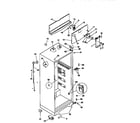 Kenmore 2539366445 cabinet parts diagram