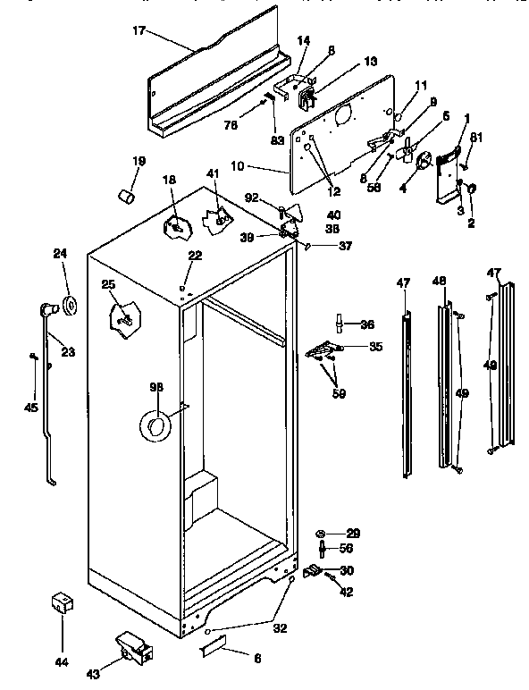 Cabinet parts