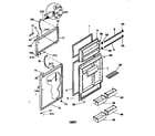 Kenmore 2539668384 doors diagram