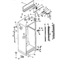 Kenmore 2539668384 cabinet parts diagram