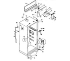 Kenmore 2539366085 cabinet parts diagram