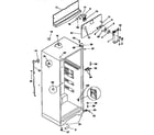 Kenmore 2539366095 cabinet parts diagram