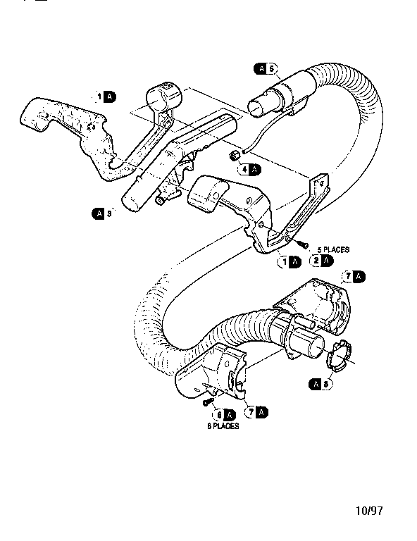 Hose and handle assembly