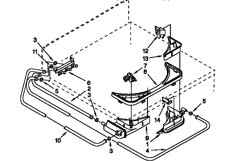 Bleach, detergent and rinse dispenser