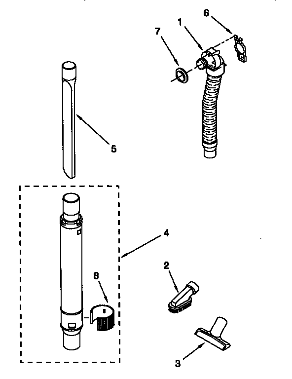 HOSE AND ATTACHMENT