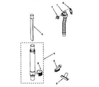 Kenmore 11638412790 hose and attachment diagram